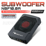 Subwoofer Amplificado Plano Nakamichi NBF10.0A 1500 Watts 10 Pulgadas 2 Ohms con Controlador de Bajo - Audioshop México lo mejor en Car Audio en México -  Nakamichi