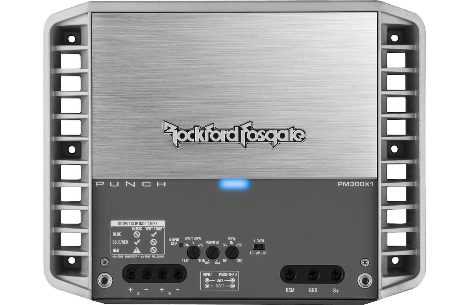 Amplificador Marino Monoblock Rockford Fosgate PM300X1 300 Watts Clase AB Punch Series - Audioshop México lo mejor en Car Audio en México -  Rockford Fosgate