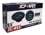 Bocinas Coaxiales Jc Power Jc-653 300 Watts 6.5 Pulgadas 3 Vías - Audioshop México lo mejor en Car Audio en México -  JC Power