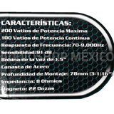 Par De Bocinas Marinas Audiopipe APSL-6-C 6.5 Pulgadas 200 Watts 8 Ohms - Audioshop México lo mejor en Car Audio en México -  Audiopipe