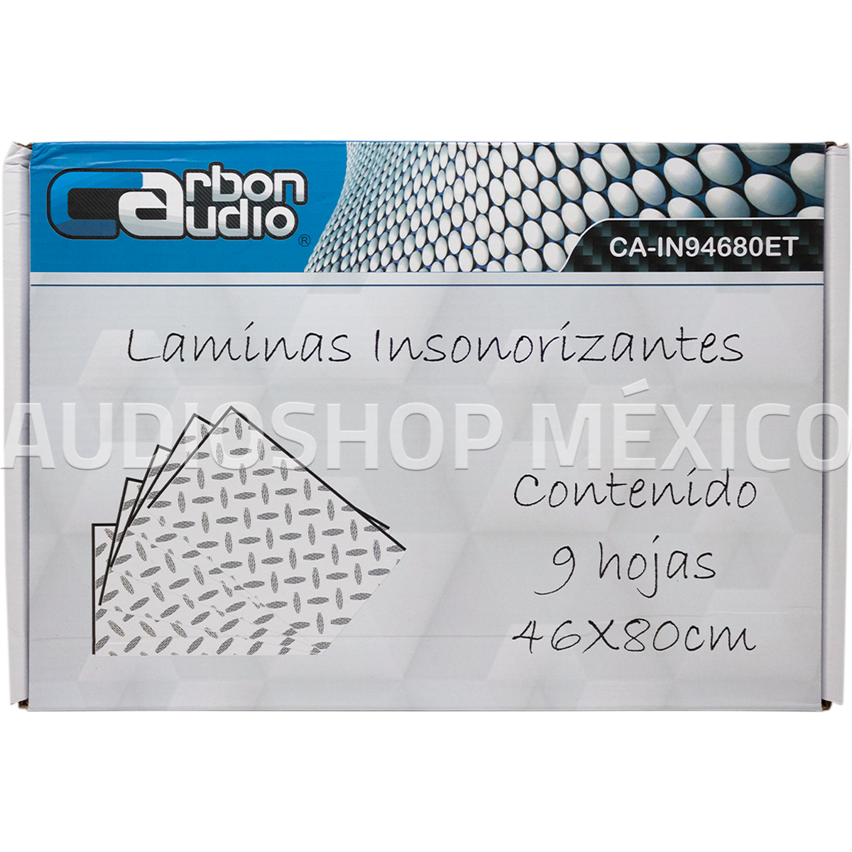 Insonorizante Termico Carbon Audio Ca-in94680et 1 Hoja 46cm X 80cm Tipo Dynamat - Audioshop México lo mejor en Car Audio en México -  Carbon Audio