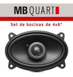 Bocinas Coaxiales MB Quart FKB146 90 Watts 4x6 Pulgadas 45 Watts RMS 2 Vías - Audioshop México lo mejor en Car Audio en México -  MB Quart
