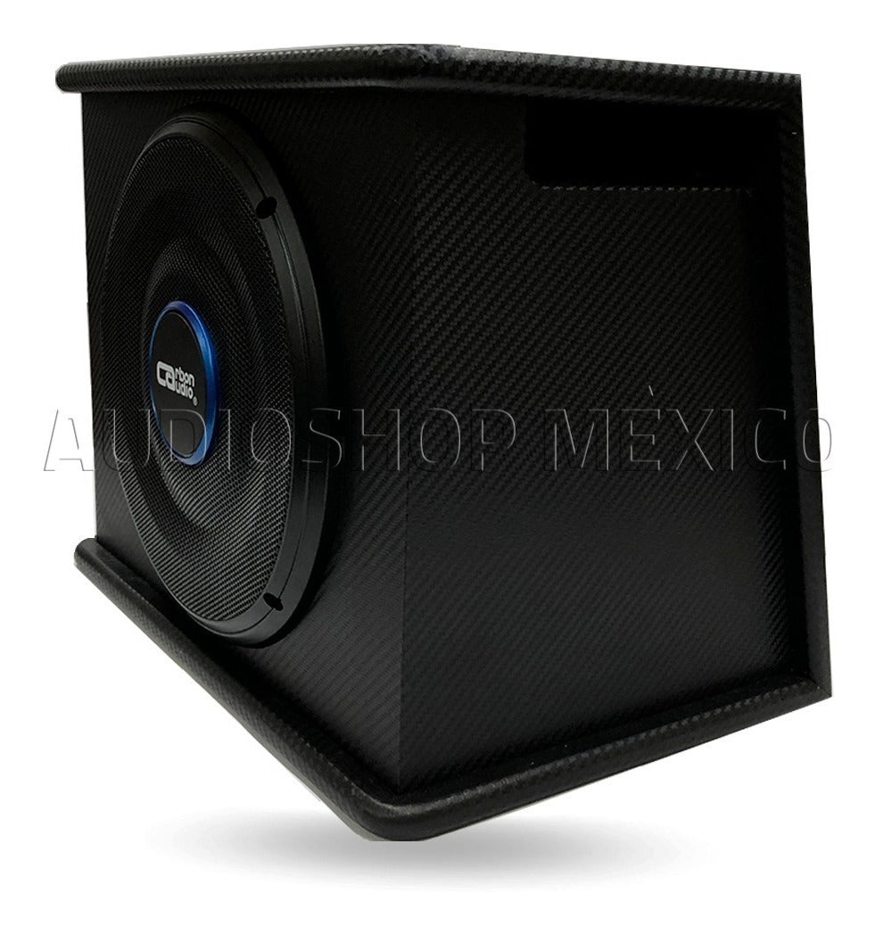 Cajón Amplificado 10 Pulgadas Carbon CA-BX208010ET 800 W Tipo Maletero - Audioshop México lo mejor en Car Audio en México -  Audioshop México