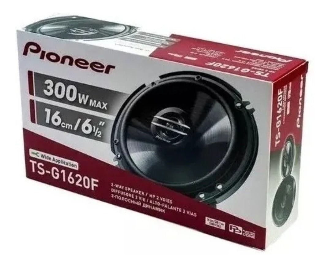 Bocinas para auto Pioneer TS-G1620F 300 Watts 6.5 Pulgadas 2 Vías - Audioshop México lo mejor en Car Audio en México -  Pioneer