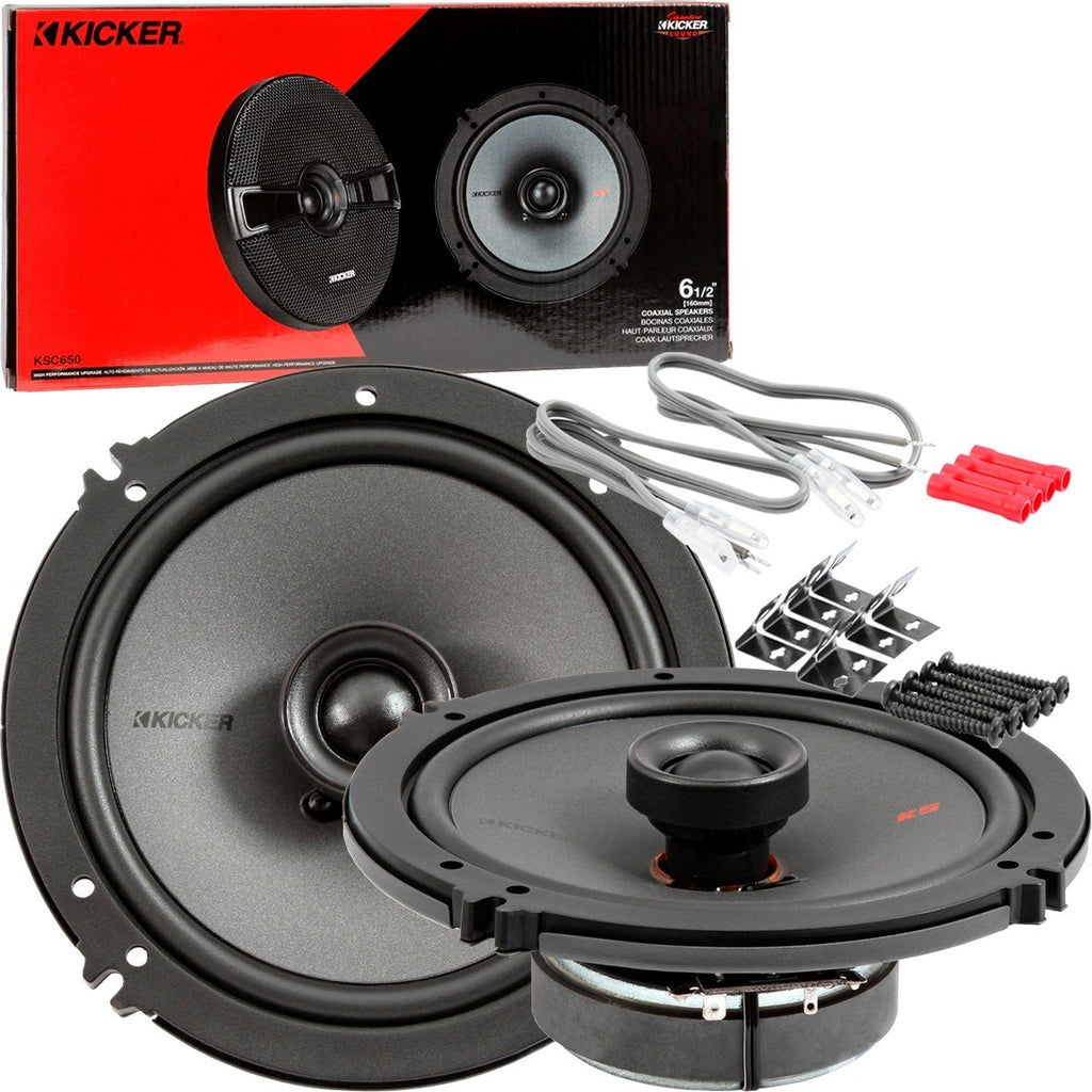 Bocinas Coaxiales Kicker KSC650 200 Watts 6.5 Pulgadas 4 Ohms 100 Watt