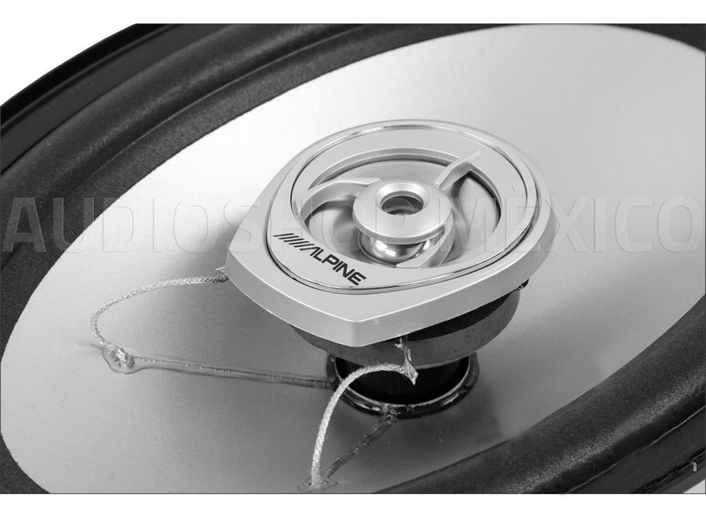 Bocinas Coaxiales con Tweeter Alpine SXE-6925S 280 Watts 6x9 Pulgadas 4 Ohms 2 Vías - Audioshop México lo mejor en Car Audio en México -  Alpine