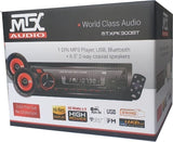 Paquete Estéreo 1 Din + Bocinas 6.5" Mtxpk300bt Bluetooth Usb Aux - Audioshop México lo mejor en Car Audio en México -  MTX Audio