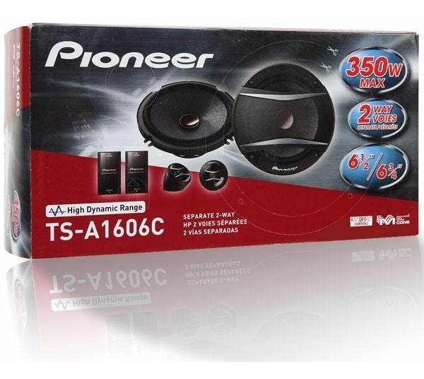 Set De Medios Pioneer TS-A1606C 350 Watts 6.5 Pulgadas 2 Vías Crossover pasivo externo - Audioshop México lo mejor en Car Audio en México -  Pioneer