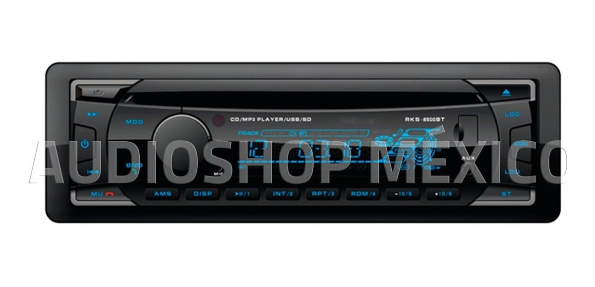 Autoestéreo 1 DIN Rock Series RKS-8500BT CD USB AUX MP3 Salidas RCA - Audioshop México lo mejor en Car Audio en México -  Rock Series