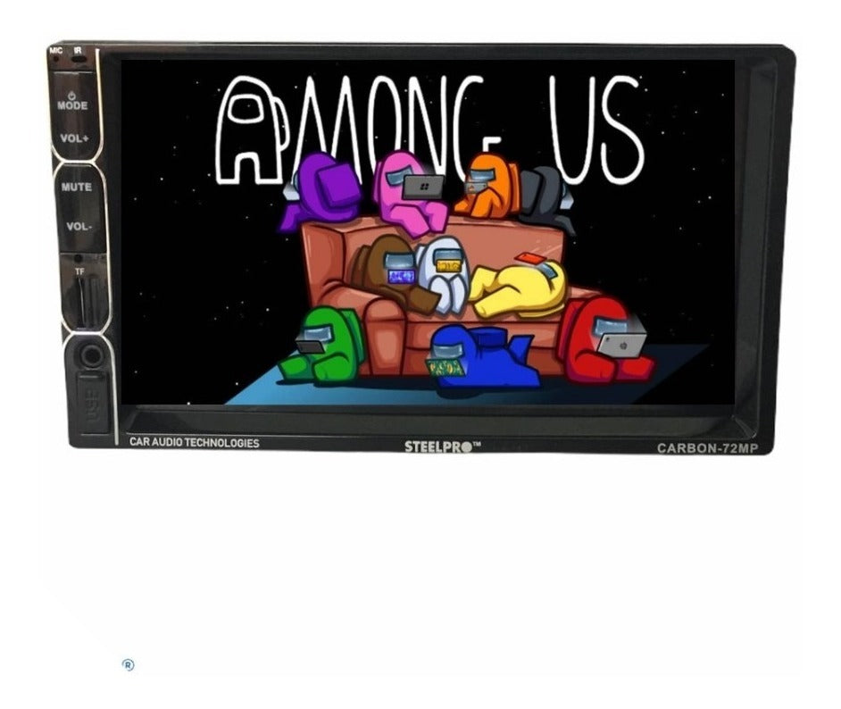 Autoestéreo Pantalla 2 DIN Steelpro CARBON-72MP Bluetooth Control Remoto Cámara de Reversa - Audioshop México lo mejor en Car Audio en México -  Steelpro