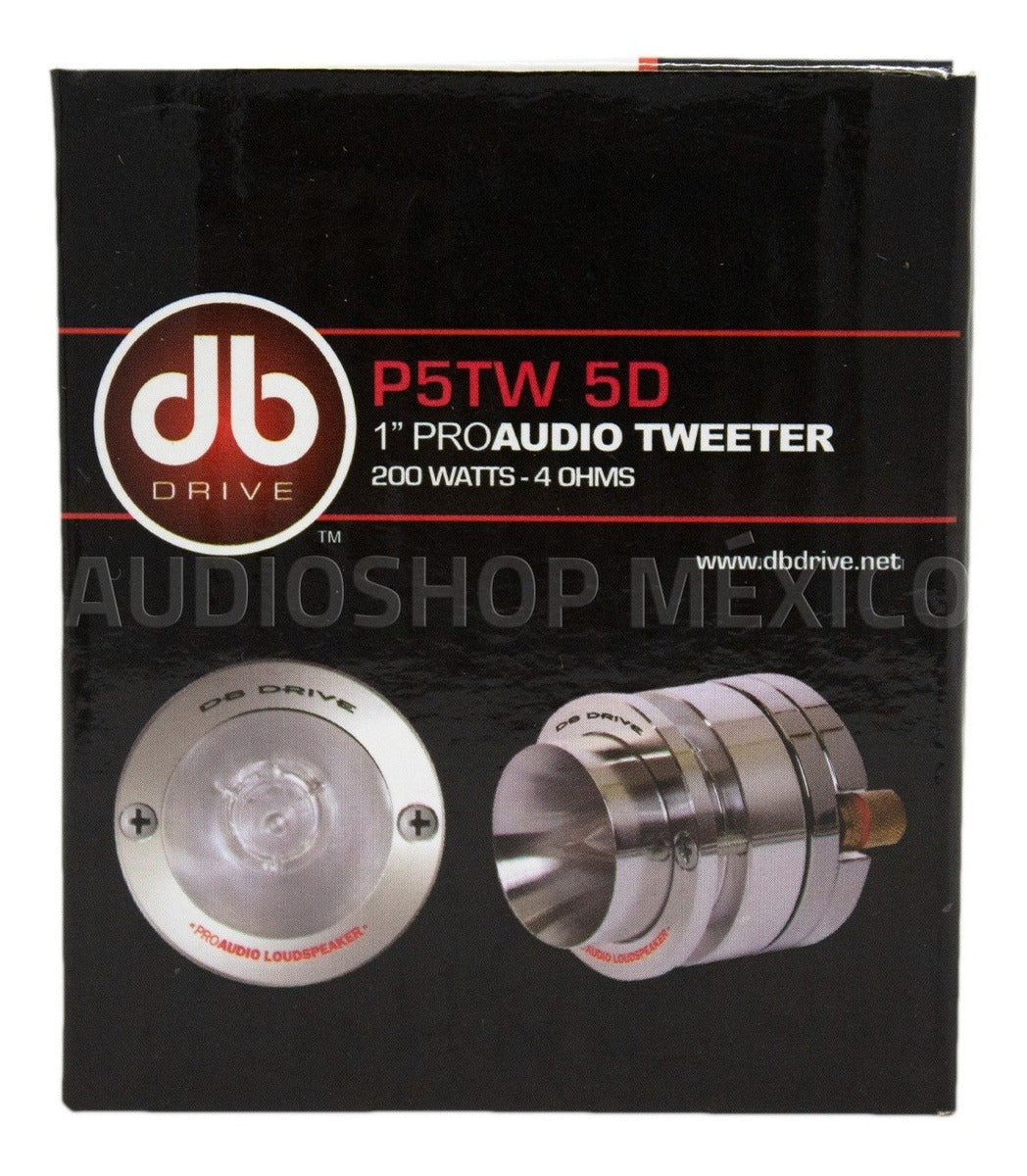 Par De Tweeters de Bala DB Drive P5tw 5d 1.75 PuLGadas 400 Watts - Audioshop México lo mejor en Car Audio en México -  DB Drive