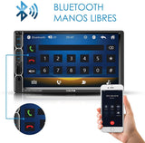 Autoestéreo Pantalla 2 DIN Steelpro CARBON-72MP Bluetooth Control Remoto Cámara de Reversa - Audioshop México lo mejor en Car Audio en México -  Steelpro