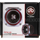 Par de Tweeters de Bala DB Drive P5TW 4D 300 Watts 1.75 Pulgadas Openshow 170 Watts RMS - Audioshop México lo mejor en Car Audio en México -  DB Drive