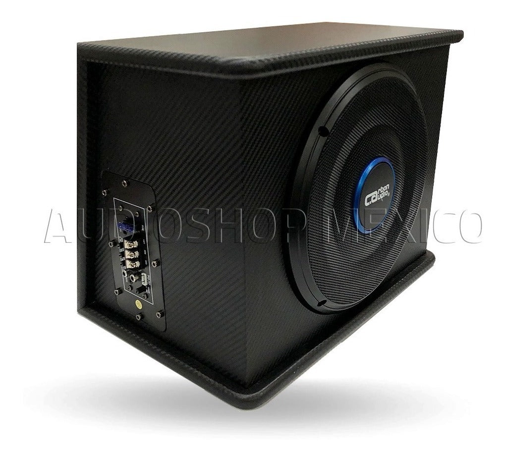 Cajón Amplificado 10 Pulgadas Carbon CA-BX208010ET 800 W Tipo Maletero - Audioshop México lo mejor en Car Audio en México -  Audioshop México