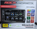 Estéreo 2 DIN HD 7" Mirror Link Carplay Android Auto Rock Series RKS-CAR7ML Control Remoto Cámara de Reversa - Audioshop México lo mejor en Car Audio en México -  Treo