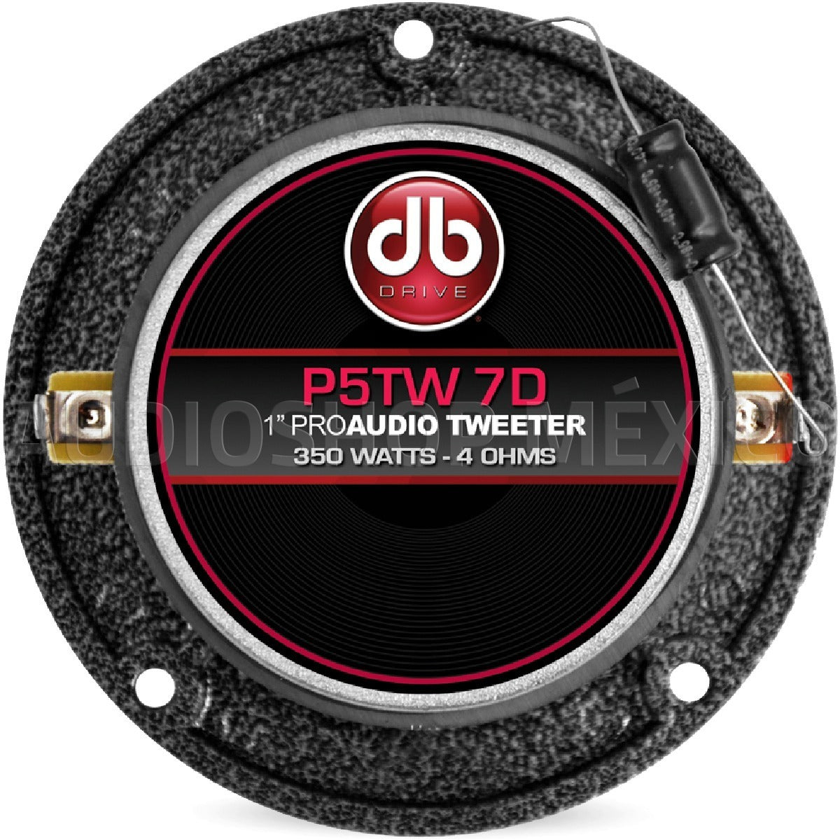 Par de Tweeters de aluminio DB Drive P5TW 7D 350 Watts 1 Pulgada 4 Ohms Pro Audio - Audioshop México lo mejor en Car Audio en México -  DB Drive