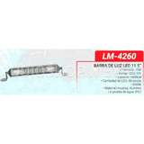 Barra de Luz LED 68 LEDS Lumen ATV LM-4260 20 Watts 11.5 Pulgadas 1600 Lúmenes 6000k A prueba de agua - Audioshop México lo mejor en Car Audio en México -  Lumen