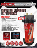 Capacitor Cilíndrico Digital Rock Series RKS-PCAP7F 7 Faradios Pantalla 3 Dígitos Color Rojo - Audioshop México lo mejor en Car Audio en México -  Rock Series