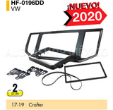 Frente para auto y camioneta 2 DIN HF Audio HF-0196DD Volkswagen Crafter 2017-2019 - Audioshop México lo mejor en Car Audio en México -  HF Audio