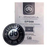 Subwoofer Amplificado Euphoria Audio EPS68 500 Watts 6x8 Pulgadas 4 Ohms con Control Remoto - Audioshop México lo mejor en Car Audio en México -  Euphoria Audio