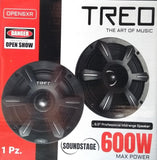 Par de Medios Rangos Open Show Profesionales Treo OPEN6XR 500 Watts 6.5 Pulgadas 4 Ohms (Venta por p - Audioshop México lo mejor en Car Audio en México -  Treo