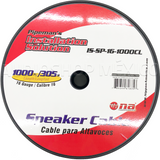 Rollo De Cable Transparente Pipeman's Installation Solution IS-SP-16-1000CL para Bocinas 305 metros,