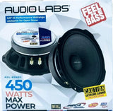 Medio Rango Open Show Audio Labs ADL-65MR2 450 Watts 6.5" 8 Ohms 225 Watts RMS (Venta individual) - Audioshop México lo mejor en Car Audio en México -  Audio Labs