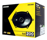 Bocinas Coaxiales Kicker DSC680 200 Watts 6x8 Pulgadas 4 Ohms 50 Watts RMS 2 Vías - Audioshop México lo mejor en Car Audio en México -  Kicker