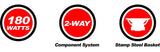 Bocinas Coaxiales Euphoria Audio ES5 57 180 Watts 5x7 Pulgadas 2 Vías - Audioshop México lo mejor en Car Audio en México -  Euphoria Audio