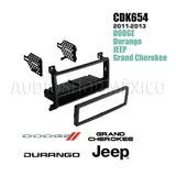 Frente Base Autoestéreo 1 DIN American International CDK654 Dodge Durango Jeep Grand Cherokee 2011-2