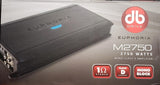 Amplificador Monoblock Euphoria M2750 2750 Watts Clase D - Audioshop México lo mejor en Car Audio en México -  Euphoria Audio