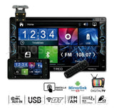 Autoestéreo Pantalla 2 DIN 6.2 Pulgadas Treo TREOMLTV 50 Watts Bluetooth USB con Cámara de Reversa T - Audioshop México lo mejor en Car Audio en México -  Treo