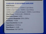 Amplificador Open Show 5 Canales Audio Labs ADL-X800.5D 1850 Watts Híbrido Clase AB + D - Audioshop México lo mejor en Car Audio en México -  Audio Labs