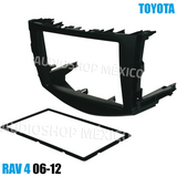 Frente Base Autoestéreo 2 DIN HF Audio HF-0822DD Toyota RAV 4 Versión Todas 2006-2012