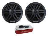 Bocinas Full-Range Marinas Rockford Fosgate M0-65B 250 Watts 6.5 Pulgadas Color Negro