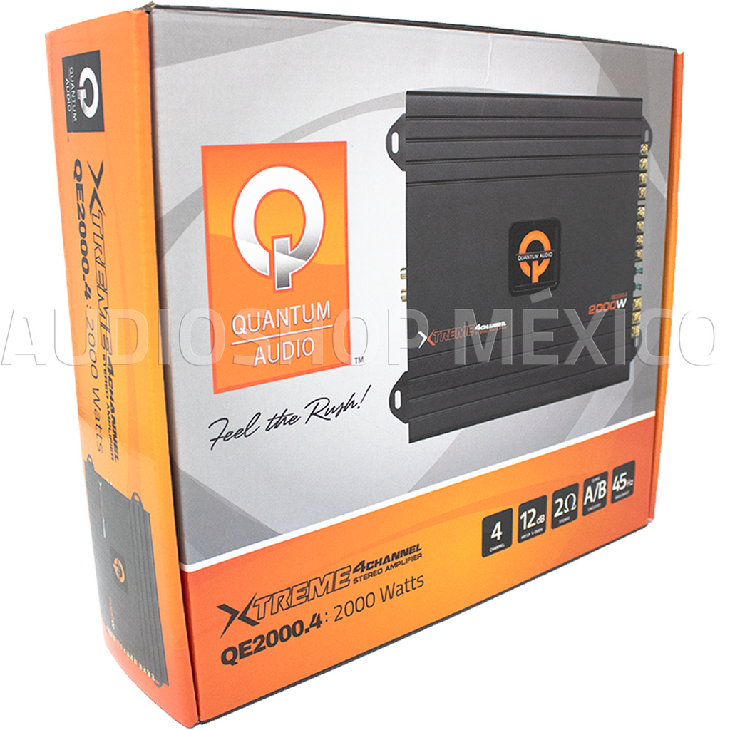 Amplificador 4 Canales Quantum Audio QE2000.4 2000 Watts Clase AB