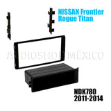 Frente Base Autoestéreo 1 y 2 DIN American International NDK780 Nissan Frontier Rogue Titan 2012-201 - Audioshop México lo mejor en Car Audio en México -  American International