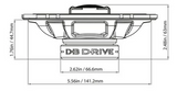 Bocinas Coaxiales para auto DB Drive S46 160 Watts 4x6 Pulgadas 4 Ohms - Audioshop México lo mejor en Car Audio en México -  DB Drive