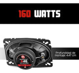 Bocinas Coaxiales para auto DB Drive S46 160 Watts 4x6 Pulgadas 4 Ohms - Audioshop México lo mejor en Car Audio en México -  DB Drive