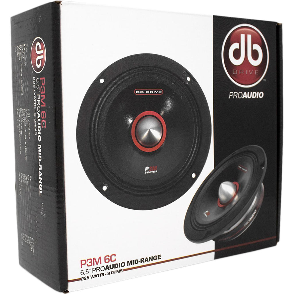 Medio Rango DB Drive P3M 6C 225 Watts 6.5 Pulgadas 8 Oh ... – Audioshop ...