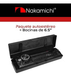 Autoestéreo 1 DIN + Bocinas 6.5" Nakamichi NRS3617M Bluetooth USB DVD FM 4 Ohms - Audioshop México lo mejor en Car Audio en México -  Nakamichi