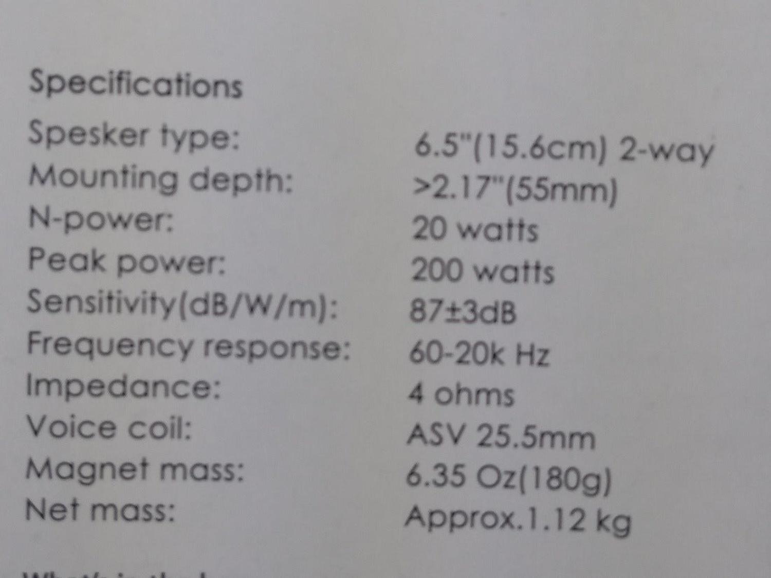 Set de Medios Nakamichi NSE-CS1617 200 Watts Max 6.5 Pulgadas 2 Vías - Audioshop México lo mejor en Car Audio en México -  Nakamichi