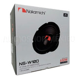 Subwoofer Doble Bobina Nakamichi NS-W10D 650 Watts 10 Pulgadas 4 Ohms - Audioshop México lo mejor en Car Audio en México -  Nakamichi