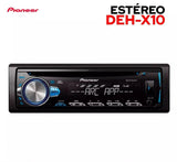 Autoestéreo Pioneer DEH-X10 con Bluetooth, USB, AUX y Radio AM/FM 1 Din - Audioshop México lo mejor en Car Audio en México -  Pioneer