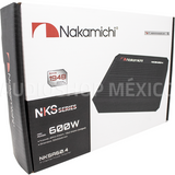 Amplificador 4 Canales Nakamichi NKSA60.4 600 Watts Clase AB 4 Ohms - Audioshop México lo mejor en Car Audio en México -  Nakamichi