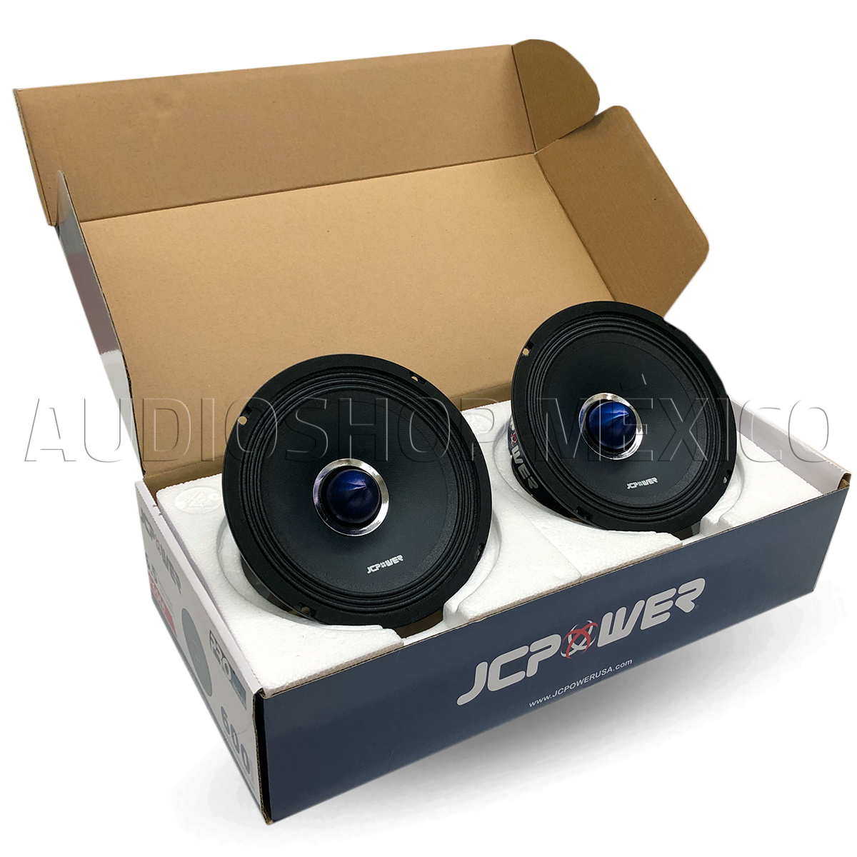 Jc Power Rps65m Set de Medios Rangos Jc Power P65M 600 Watts 6.5 Openshow Spl + Driver ...