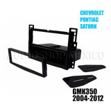 Frente Base Autoestéreo 1 DIN American International GMK350 Chevrolet Pontiac Saturn 2004-2012