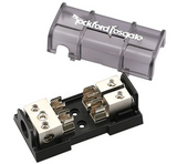 Bloque de Distribución para fusibles AGU Rockford Fosgate RFFDAGU Calibres 4 y 8 AWG 3 Entradas y 2 - Audioshop México lo mejor en Car Audio en México -  Rockford Fosgate