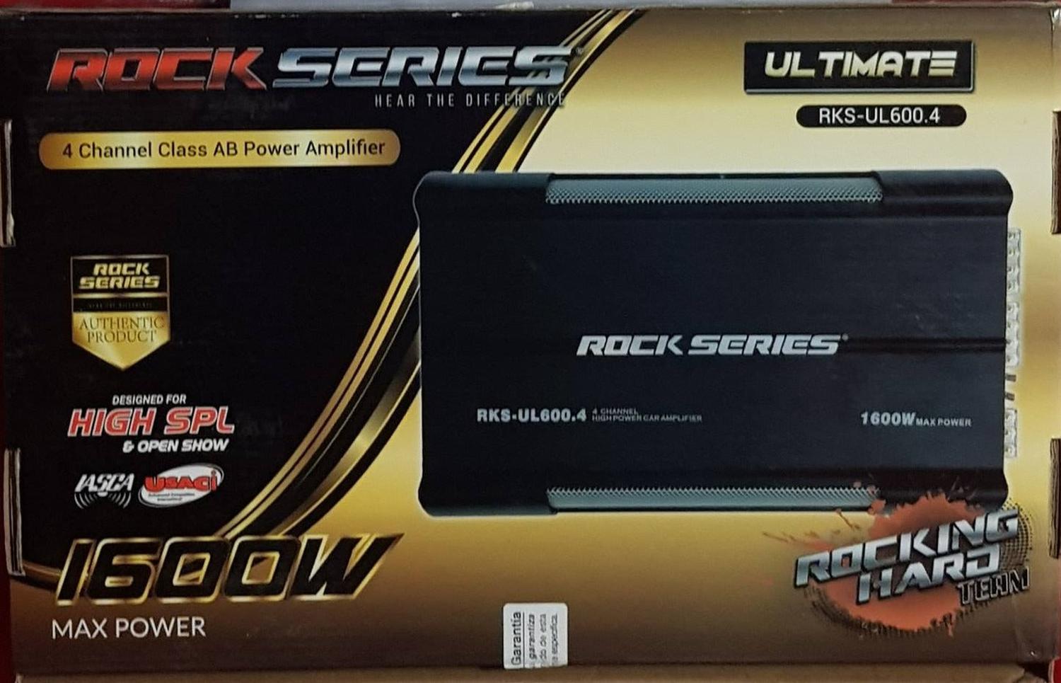 Amplificador 4 Canales Rock Series Rks-ul600.4 1600 Watts Clase Ab 4 Ohms - Audioshop México lo mejor en Car Audio en México -  Rock Series