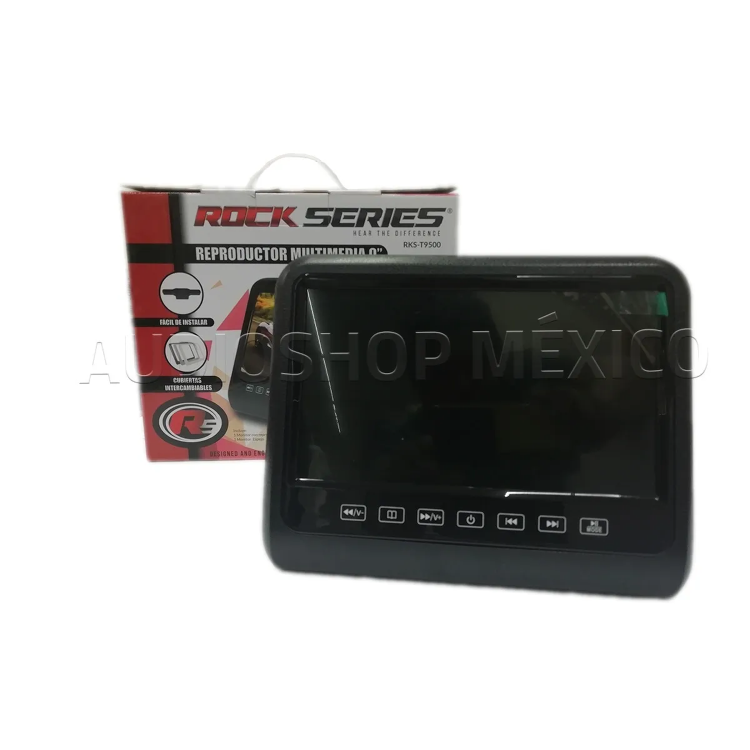 Pantalla Multimedia Con Control Rock Series RKS-T9500 9 Pulgadas MP3 USB SD - Audioshop México lo mejor en Car Audio en México -  Rock Series